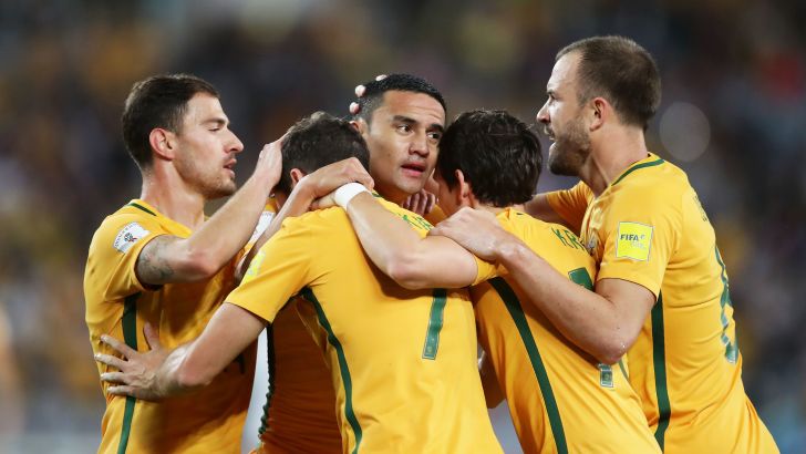נבחרת אוסטרליה חוגגת