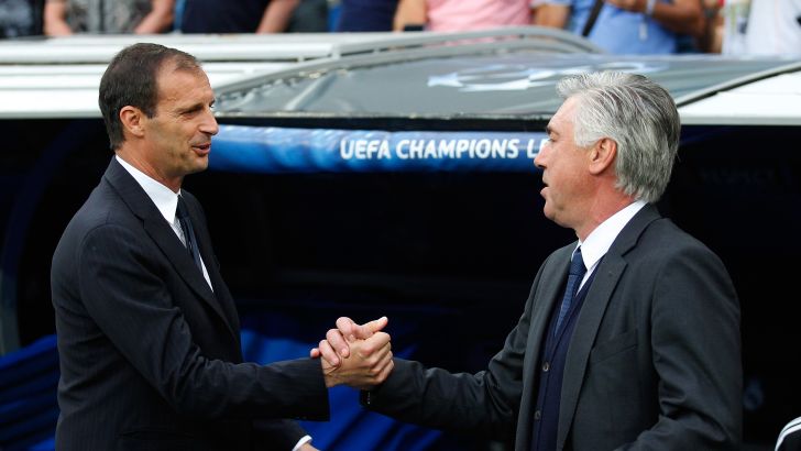 מסימיליאנו אלגרי עם קרלו אנצ'לוטי