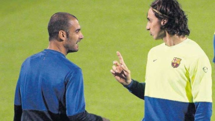 זלאטן איברהימוביץ', פפ גווארדיולה