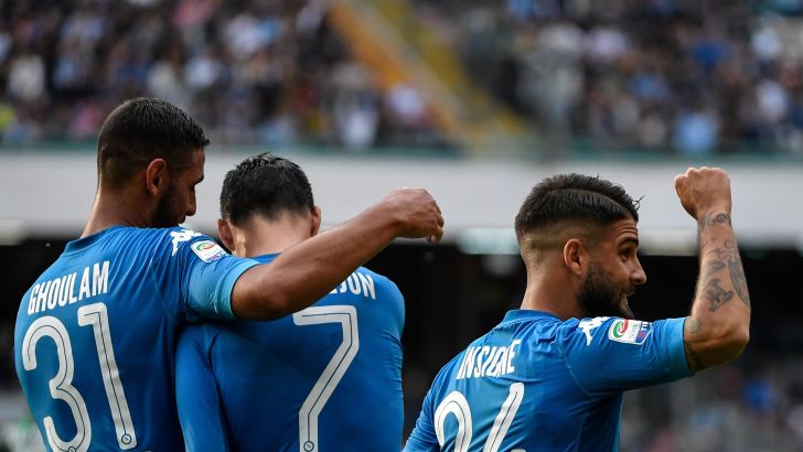 שחקני נאפולי חוגגים