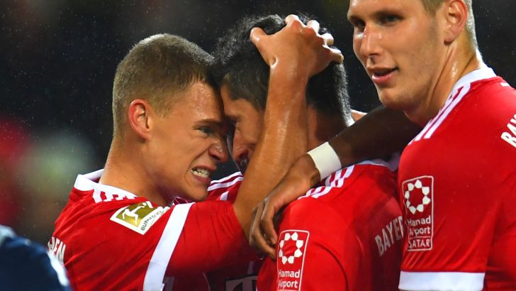 שחקני באיירן מינכן חוגגים