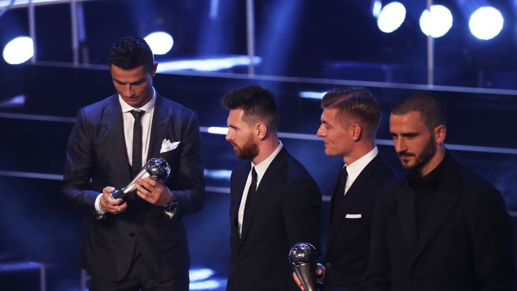 כריסטיאנו רונאלדו, ליונל מסי, טוני קרוס, לאונרדו בונוצ'י