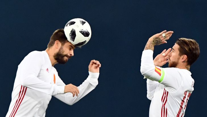 סרחיו ראמוס וג'רארד פיקה