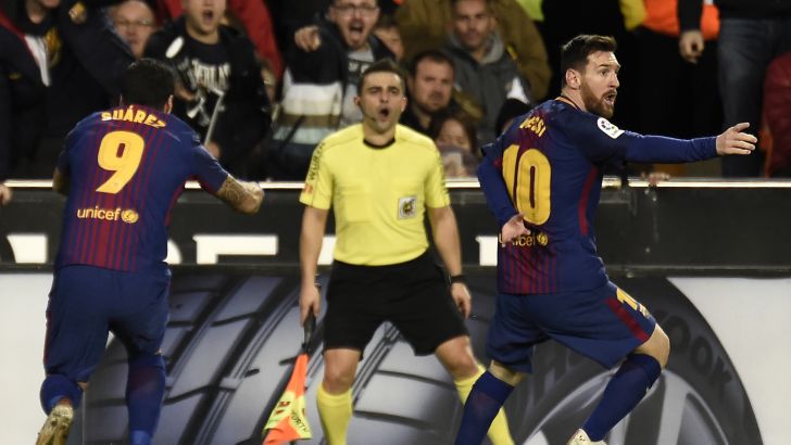 ליאו מסי עם לואיס סוארס