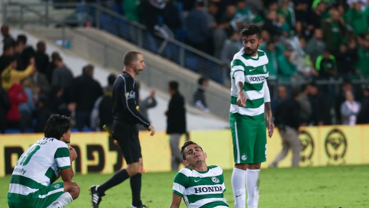 שחקני מכבי חיפה מאוכזבים