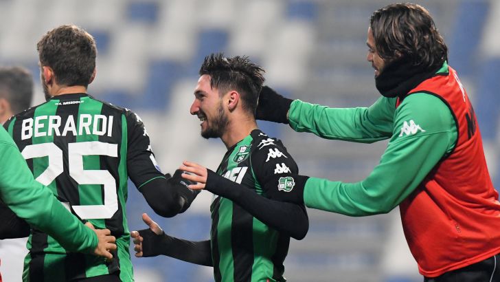 שחקני ססואולו חוגגים