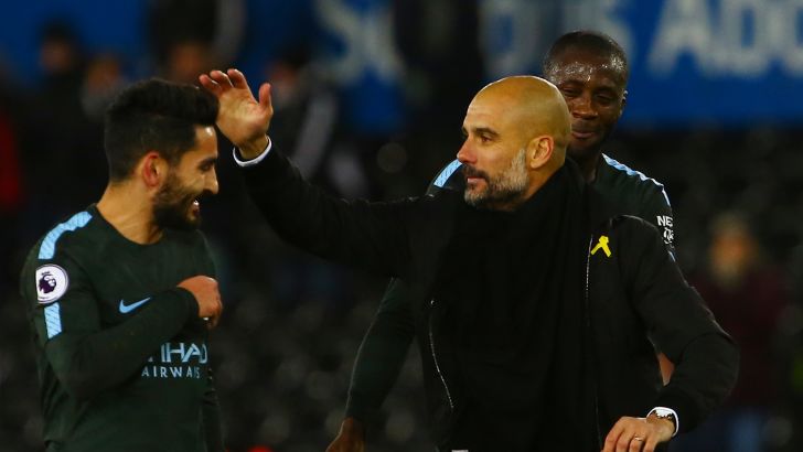 פפ גווארדיולה עם אילקאי גונדואן