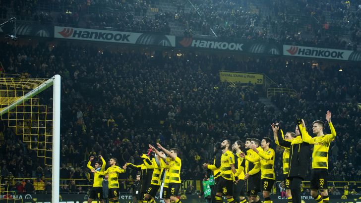 שחקני דורטמונד חוגגים