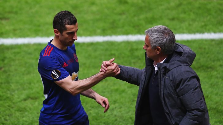 ז'וזה מוריניו עם הנריך מחיטריאן