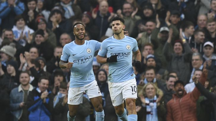 סרחיו אגוארו עם ראחים סטרלינג