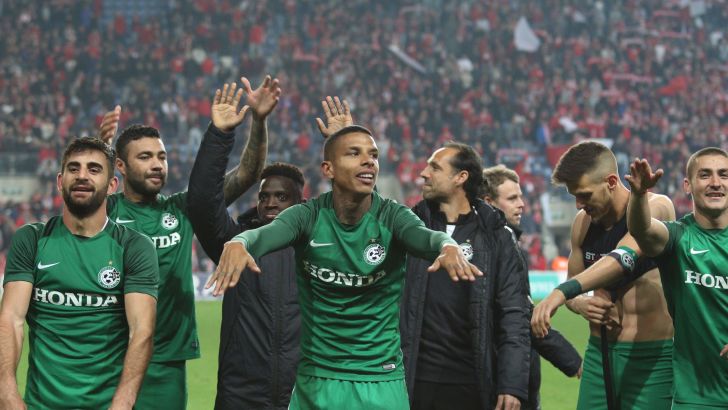 מכבי חיפה חוגגת