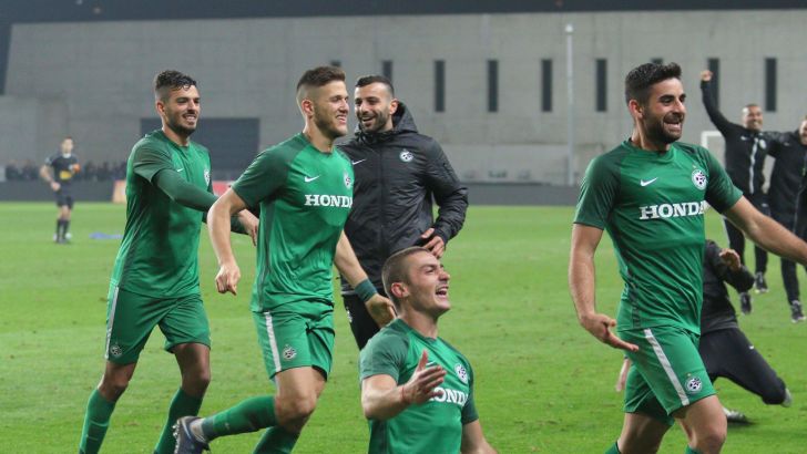 מכבי חיפה חוגגת