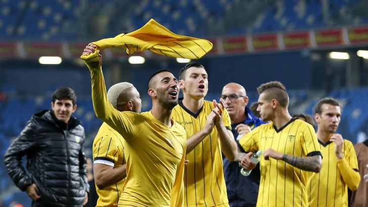 שחקני בית"ר ירושלים חוגגים