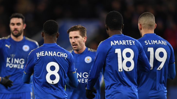 שחקני לסטר חוגגים