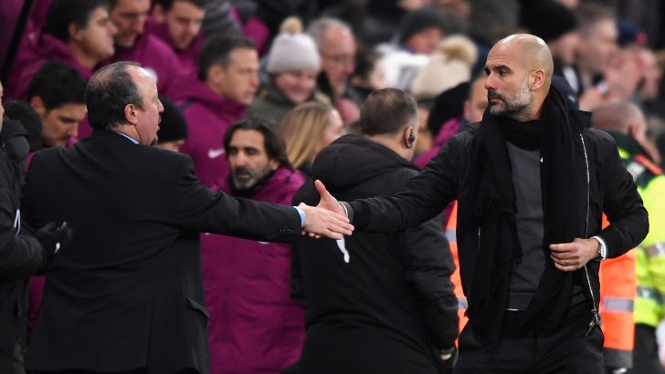 פפ גווארדיולה עם רפא בניטס