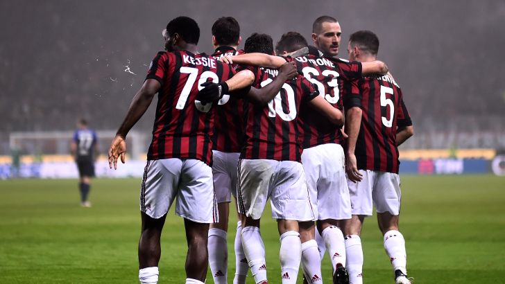 שחקני מילאן חוגגים