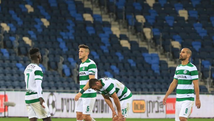 שחקני מכבי חיפה מאוכזבים