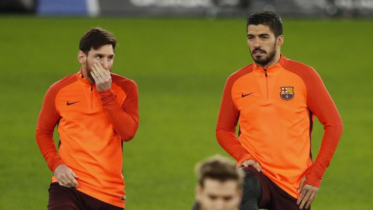 ליאו מסי עם לואיס סוארס