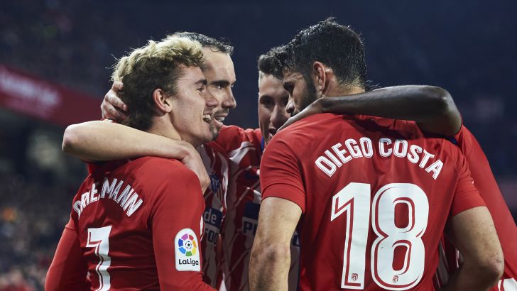 אנטואן גריזמן עם דייגו קוסטה