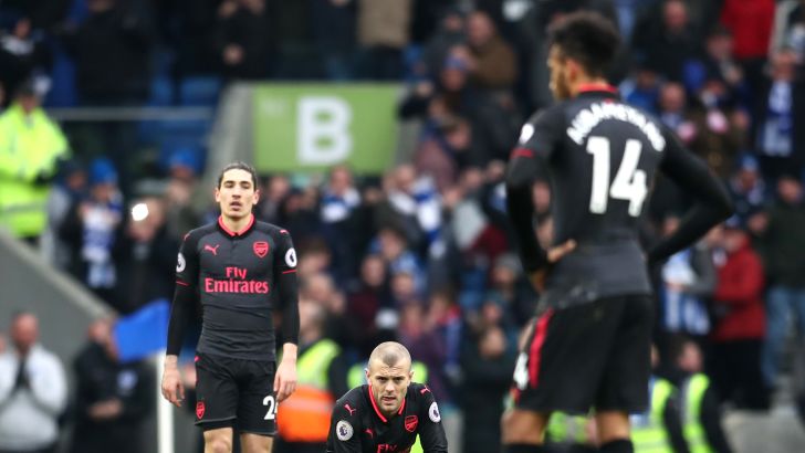שחקני ארסנל מאוכזבים