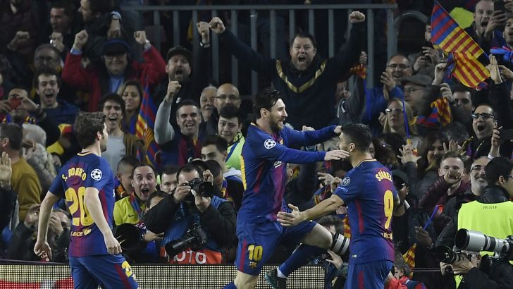 ליאו מסי חוגג