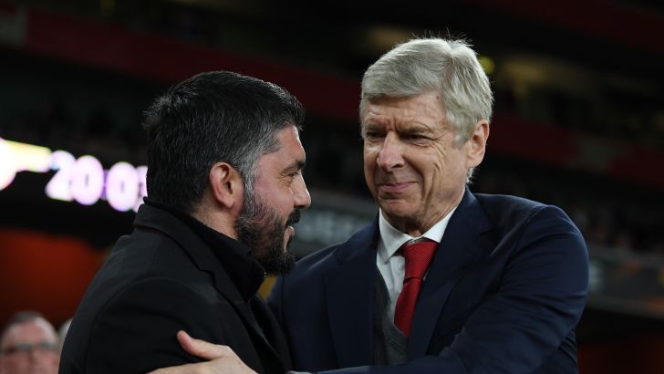 ארסן ונגר עם ג'נארו גאטוסו