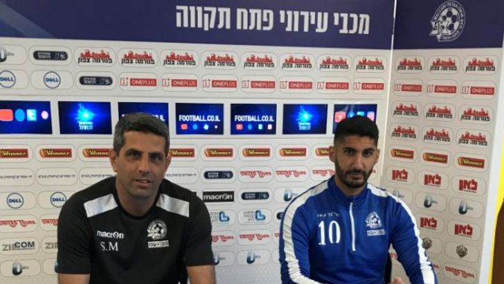 לידור כהן ושרון מימר במסיבת העיתונאים