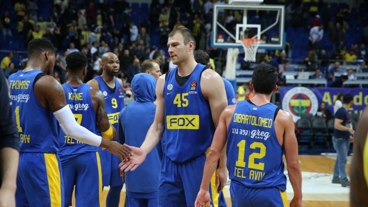 שחקני מכבי תל אביב מאוכזבים