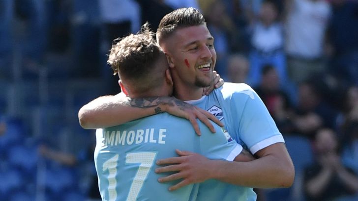 סרגיי מילינקוביץ' סאביץ' עם צ'ירו אימובילה