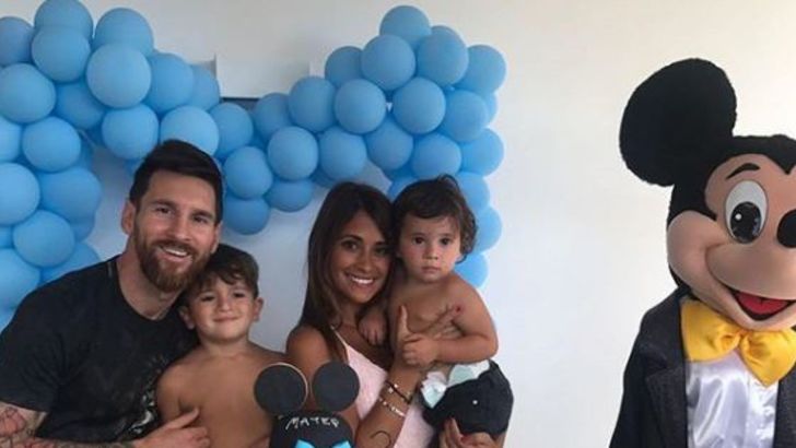 ליאו מסי ומשפחתו