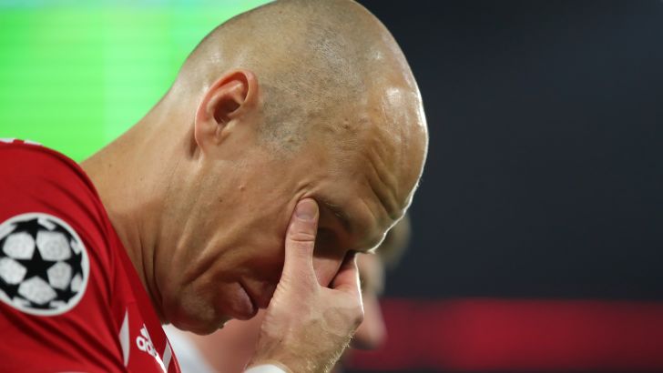 אריין רובן בוכה באיירן מינכן ריאל מדריד