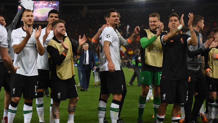 שחקני ליברפול חוגגים