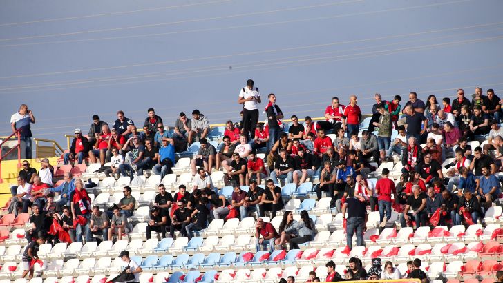 הקהל של הפועל חדרה מול ראשון לציון