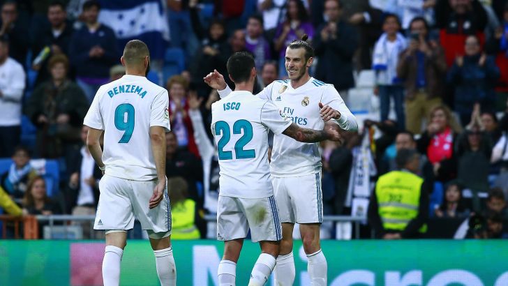 גארת' בייל עם איסקו וקארים בנזמה