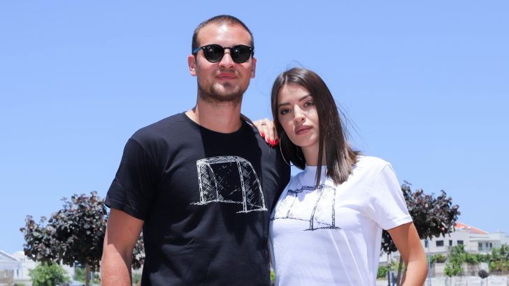 פרדראג ראיקוביץ' עם אנה קאקיץ'