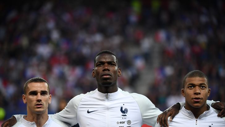 פול פוגבה, אנטואן גריזמן, קיליאן אמבפה