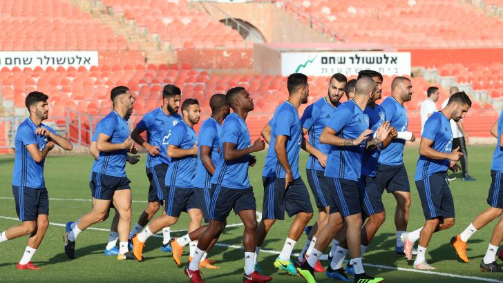 דיא סבע באימון הנבחרת