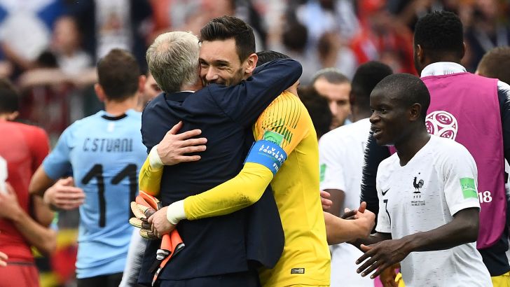 הוגו לוריס עם דידייה דשאן