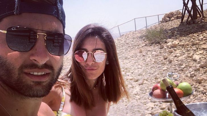 גיא חיימוב עם אשתו סינדי חיימוב