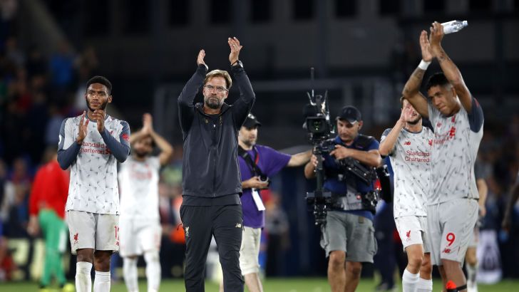 יורגן קלופ עם שחקני ליברפול