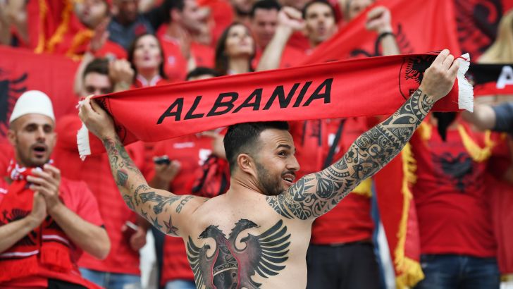 אוהד נבחרת אלבניה