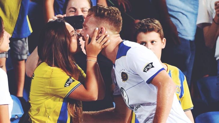 דן גלזר עם גאיה בינה