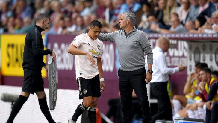 אלכסיס סאנצ'ס עם ז'וזה מוריניו