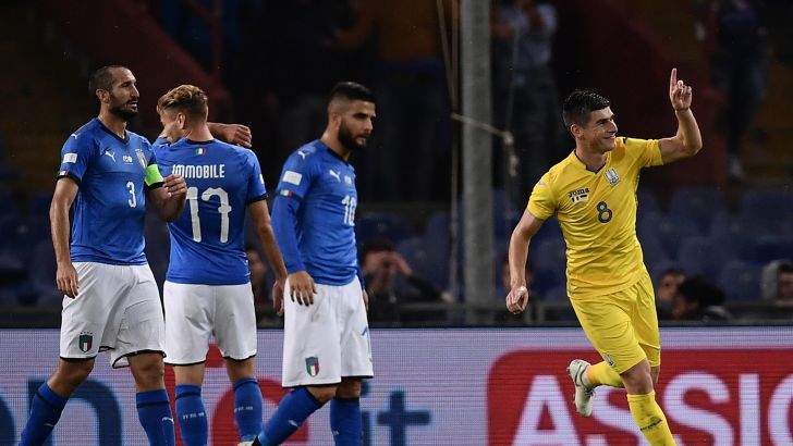 איטליה סופגת מול אוקראינה