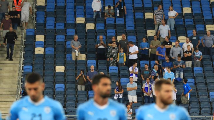 קרחות במשחק נבחרת ישראל