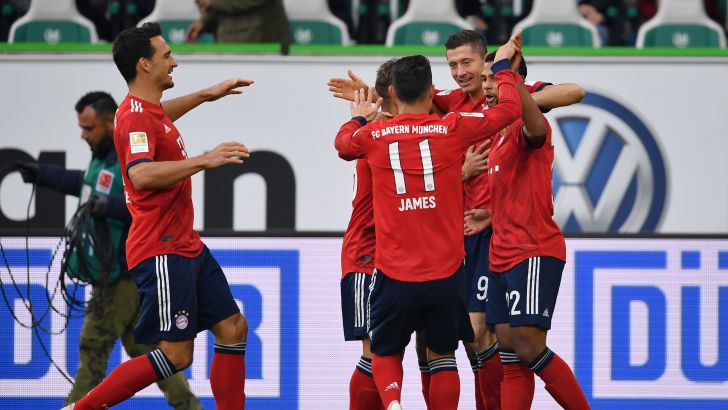 שחקני באיירן מינכן חוגגים