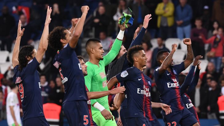 שחקני פאריס סן ז'רמן חוגגים