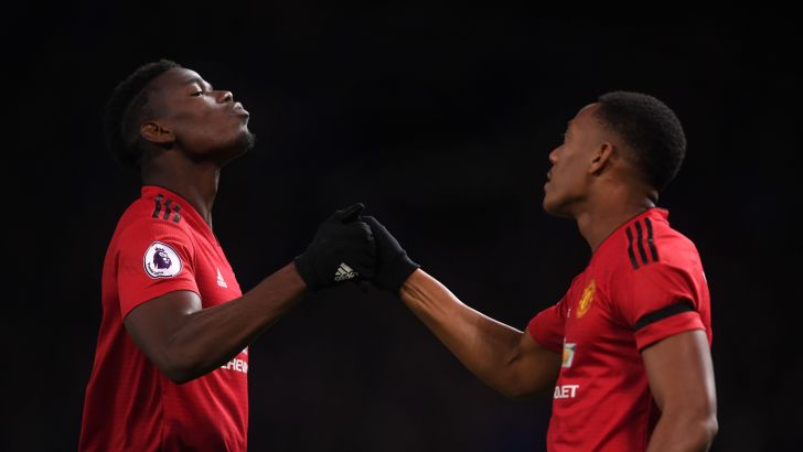 אנתוני מרסיאל עם פול פוגבה