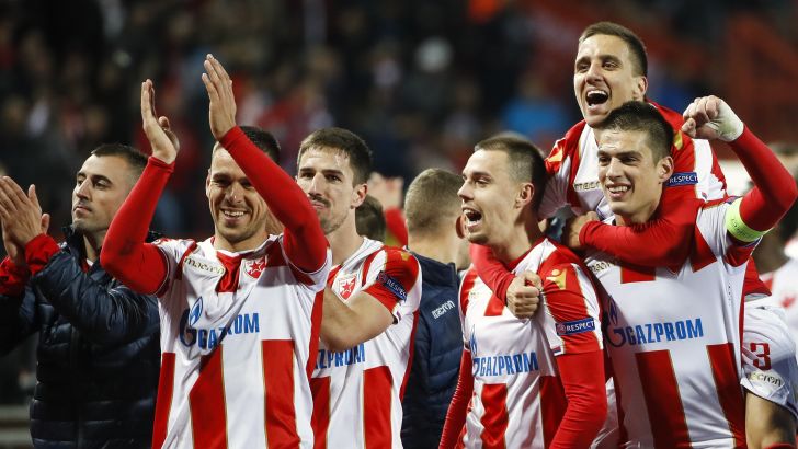 שחקני הכוכב האדום חוגגים