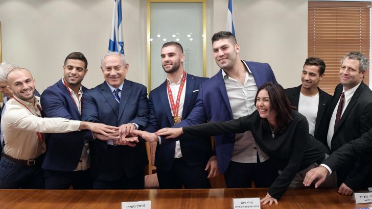 בנימין נתניהו, מירי רגב, נבחרת הג'ודו